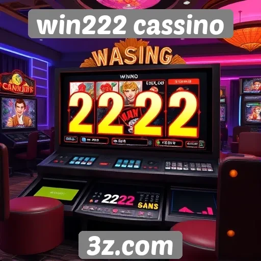 Interface do usuário no site win222 cassino